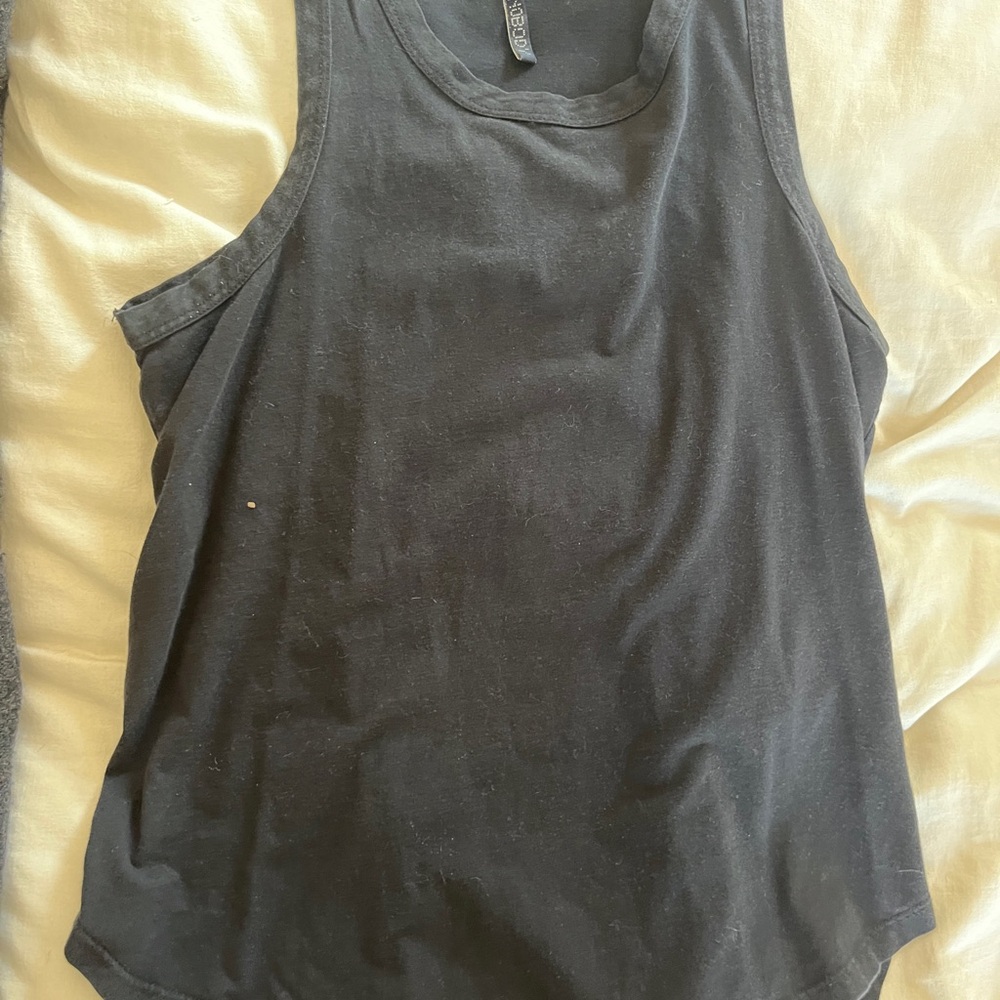 Nobody Denim Black Raglan Sleeveless Tank Top - size SMALL